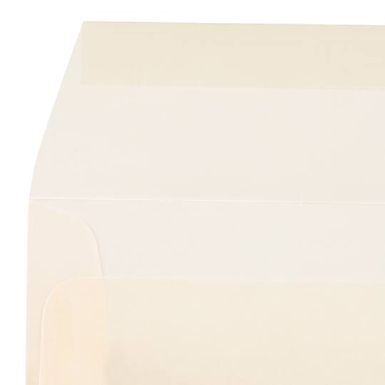 JAM Paper 5.5" x 5.5" Square Translucent Vellum Invitation Envelopes